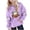 Purple, variant on HAOTAGS Halloween Hoodies Teen Girls, Cute printed Long Sleeve Sweatshirts Pullover Loose Preppy Clothes with Pocket Pink Size 12
