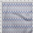 thumbnail image 3 of oneOone Viscose Jersey Fabric Chevron Ikat Decor Fabric Printed BTY 60 Inch Wide, 3 of 5