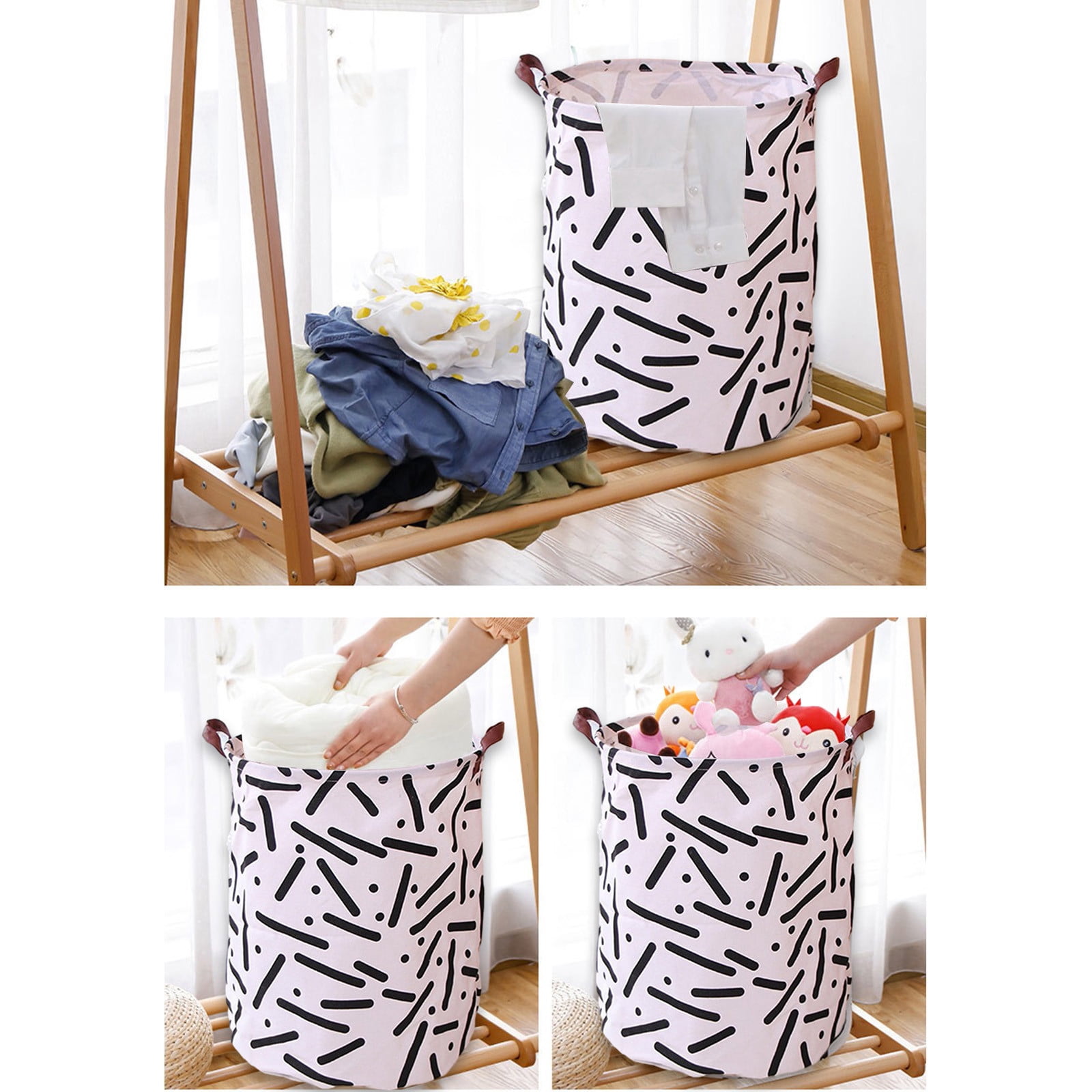 GRAND PLIABLE RANGEMENT Panier Linge V tements Panier Nylon Sac de
