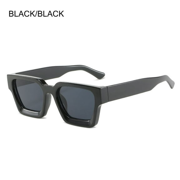 Trendy Thick Eyewear Punk Retro Sunglasses Shades Ladies Shades Women Sunglasses BLACK/BLACK