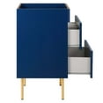 thumbnail image 4 of Vanity Cabinet (Sink not included), Blue, Wood, Hotel Bedroom Bathroom, Modern Contemporary HB33620, 4 of 9