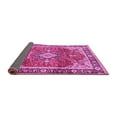 thumbnail image 2 of Ahgly Company Indoor Square Medallion Pink Traditional Area Rugs, 7' Square, 2 of 4