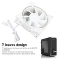 thumbnail image 4 of 80mm PC Computer Case Fan 12V 4Pin PWM Chassis Fan, MFDB Dynamic Pressure Bearing, Silent 2500RPM Cooling Fan for DIY Gaming, 4 of 8
