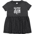 thumbnail image 3 of Inktastic Proud Military Niece Red Friday Girls Baby Dress, 3 of 5