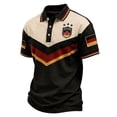 thumbnail image 2 of COSFO Patriotic Mens Polo Shirt Short Sleeve Football Germany Shirt Collared Summer Classic Fit Mens Shirts 5xl, 2 of 5