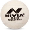 Nivia Heavy Tennis Ball Cricket Ball (Pack of 6) white