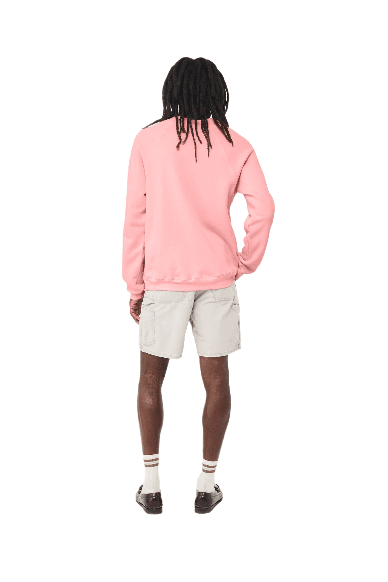 BELLA+CANVAS Adult Crew Neck Personalized Sweatshirt, Create your own Designs, Pink, Medium, Unisex