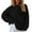 Black, variant on Oversized Knit Pullover Sweater for Women Cozy Soft Turtleneck Top Long Sleeve Casual Comfortable Fall Winter Outfit
