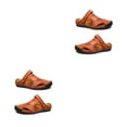 thumbnail image 3 of Sandalias Qarigey hombre informales impermeables color sólido, 3 of 6