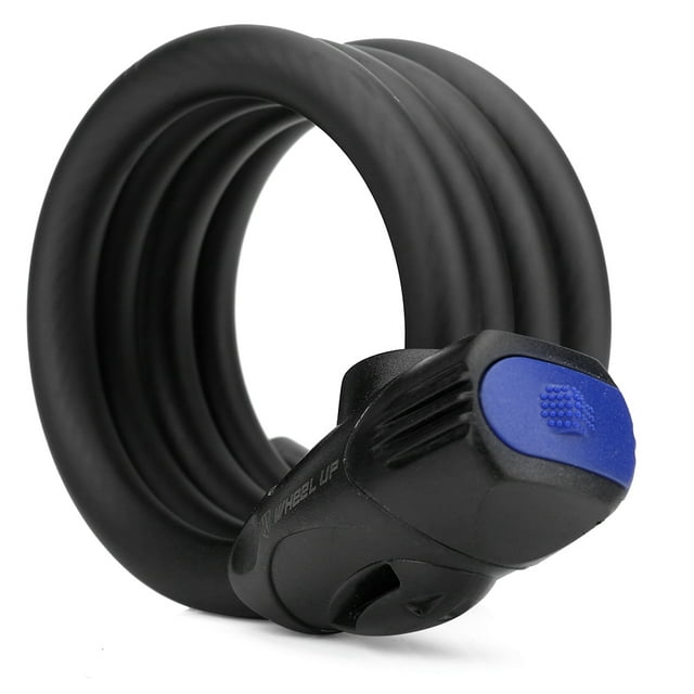 Cable negro de 1,2 m para una mayor protección antirrobo con sistema de llave Candado de cadena de bicicleta de alta seguridad
