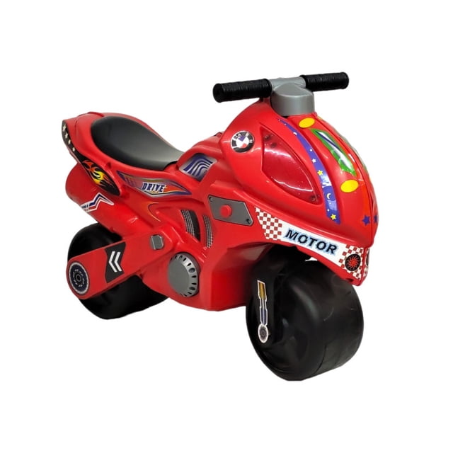 Correpasillos The Baby Shop - tipo moto,de plástico, resitente Rojo -