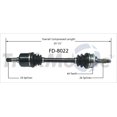 thumbnail image 1 of TrakMotive Fd-8022 CV Axle Shaft, 1 of 2