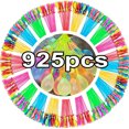 thumbnail image 1 of 925pcs Globos de Agua Autocerrables, Juguetes de Agua Coloridos, Rellenado Rapido, Set de Globos Mágicos Globos de Agua para Guerra de Agua, Piscina, Verano y Fiestas al Aire Libre, 1 of 4