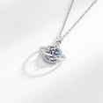 thumbnail image 6 of Dazzling Star Shaped Moissanite Pendant Necklace for Women 1ct Moissanite Necklace for Female Gift for Women Simulated Diamond Necklace, 6 of 7