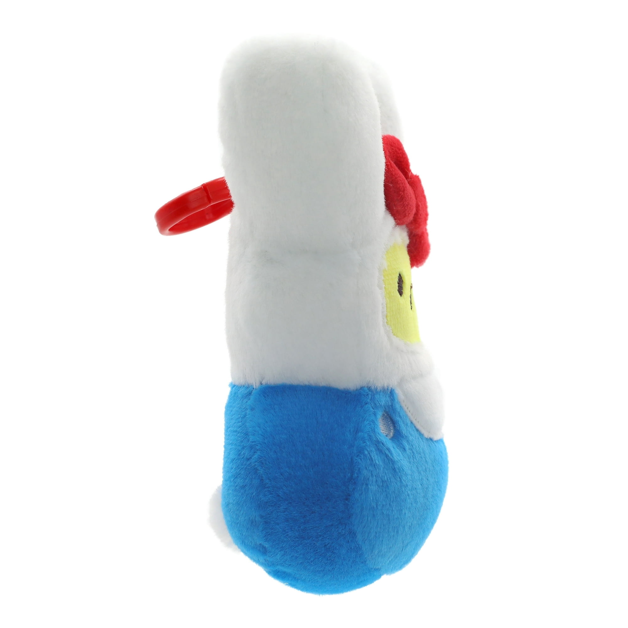 PEEPS x Sanrio Hello Kitty Backpack Clip Cute White & Blue Keychain Accessory