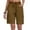 Brown, variant on Patlollav Womens Shorts with Pockets Loose Casual Dressy Lightweight Ladies Baggy Cargo Shorts Pants for Hiking