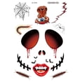 thumbnail image 1 of Pegatinas de tatuaje, tatuaje temporal para hombres, mujeres y adultos, pegatinas faciales de Halloween, pegatinas faciales europeas y con personalidad, pegatinas de pared de baile de máscaras y terro, 1 of 2