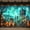 teal, variant on 7x5ft Halloween Backdrop, Horroble Spooky Graveyard Cemetery with Skeleton Ghosts Pumpkin Haunted House Background, Welcome to Halloween Party Decoration Banner