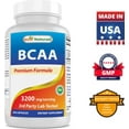 thumbnail image 7 of 2 Pack Best Naturals BCAA 3200 mg per serving 200 Capsules | (Total 400 Capsules), 7 of 7