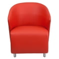 thumbnail image 4 of Scranton & Co Chaise de Réception en Cuir Rouge, 4 of 5