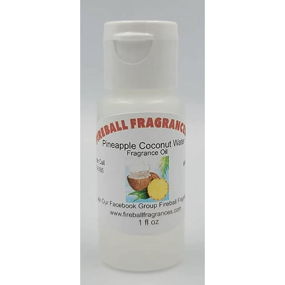 Pineapple Coconut Water~ Sweet Pineapple, Coconut, Mango, Coconut Water and Sugar Cane Scented Oil by Fireball Fragrances- 1 Oz Bottle