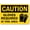 Warning Sign 3, variant on OSHA Caution Sign Gloves Required In This Area (with Graphic) - 8"x12" Metal Sign, Warning for Wall Fence, Hazard Zone, Glove Requirement