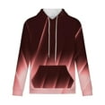 thumbnail image 4 of Hoodie Mens Shirts Hooded Drawstring Adjustable Shirt Men Casual Fashion Hooded Sweatshirts Round Neck Print Pullover Long Sleeve Sweatshirt Everyday,Streetwear,Outdoor Sports Clothing Shirts For Men, 4 of 5