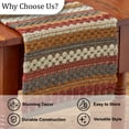 thumbnail image 5 of Park Designs Gathered Pumpkin Chindi Table Runner 13" x 54", 5 of 5