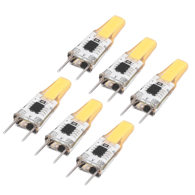 Bombilla LED G8 Regulable 360 Grados Luz Ahorro de Energía 6 piezas 50000 HORAS LUZ DE PARED DE TACHO