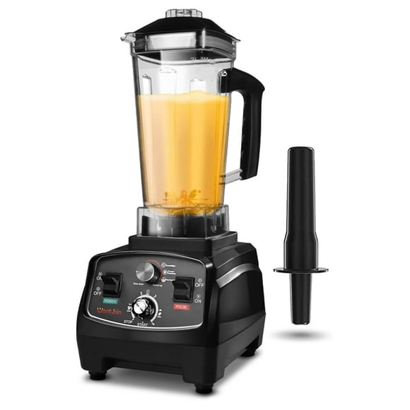 WantJoin Licuadora Profesional, Licuadora de Encimera, Licuadora para Cocina Max 1800W Licuadora Doméstica y Comercial de Alta Potencia con Temporizador, Batidora 2200ml para Picar Hielo, Postre Conge