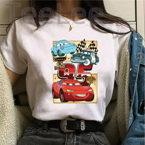 Camisetas con estampado de Toy story para mujer, playera con