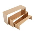 thumbnail image 3 of Almencla 3x Riser Display Stand Handbag Shoe Display Rack for Purse Jewelry Figurines Mirrored Rose Gold, 3 of 8