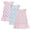 DAISY, variant on Girls Nightgowns – 3 Pack Soft Ruffle Sleeve Sleep Shirts, Brushed ITY Fabric, Floral & Heart Prints, Toddler & Big Girls Pajamas