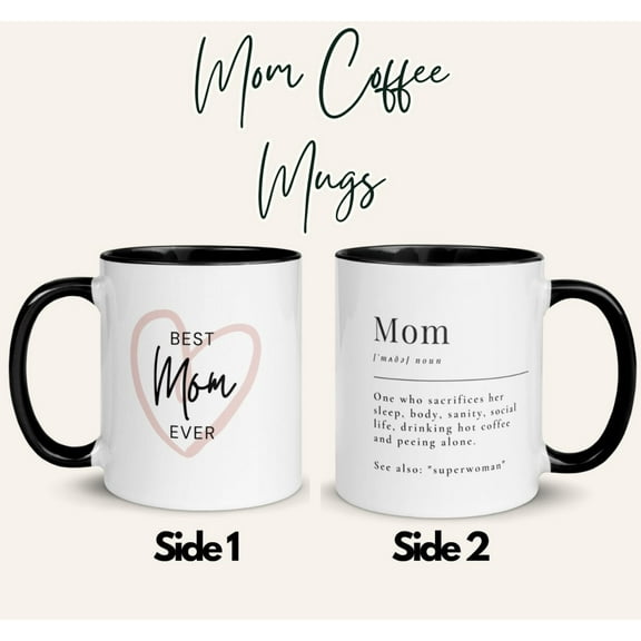Mother's Day Gift for Mom Gift Coffee Mug for Mom Coffee-Cup for Mom Best Mom Ever Gift from Son, Gift from Daughter to mom Perfect Mom gift