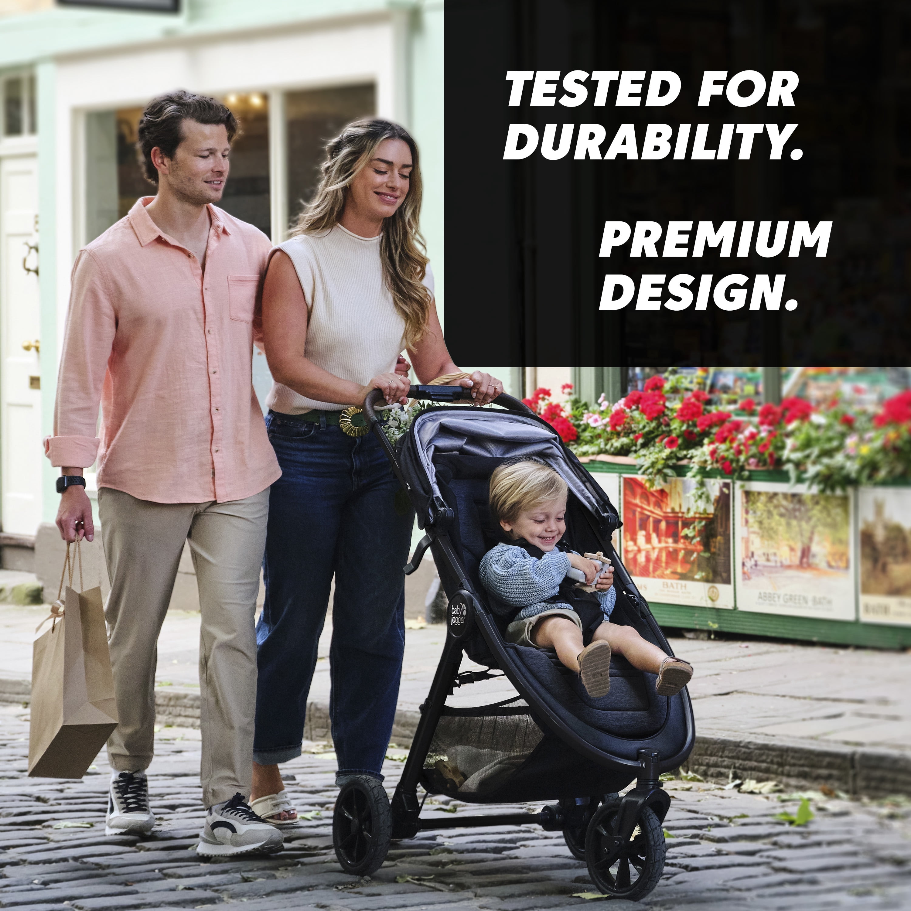 Poussette tout-terrain Baby Jogger city mini GT3, ivoire givré