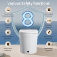 thumbnail image 4 of GT Smart Toilet with Built-in Bidet Seat, Auto Open/Close Seat, Foot Sensor, LED, Night Light, Warm Water & Dryer, Side Knob With Multiple Controls, 4 of 11