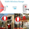 thumbnail image 3 of Wireless PIR Motion Sensor Detector Security Alarm Chime,Shop Store Office Home Front Door Entry Welcome Doorbell,Mailbox Alert, Garage Driveway Alarm,with Night Light (1 Receiver and 2 PIR Detectors), 3 of 9