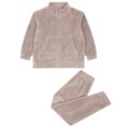 thumbnail image 3 of Kaerm Kids Boys Girls Thermal Underwear Warm Flannel Base Layer Top and Warm Long Johns Set for Beige 130, 3 of 5