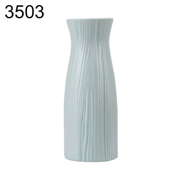 PE Shatter-proof Flower Pot Vase Modern Study Room Hallway Home Wedding Decor
