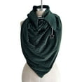 thumbnail image 5 of AWZXDE Women's Solid Color Oversized Fashion Scarf Wide Wrap for Stylish Winter & Fall Green,One Size, 5 of 5