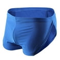 thumbnail image 3 of Men's Boxer Briefs Mens C Ring Briefs All Mens Underwear Underwear Guys Men No Ride Chain Men Stretchy Sexy Medium Men's Sexy Sky Blue XL, 3 of 3