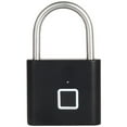 thumbnail image 1 of Aluminum Alloy Pad Lock Multi-use Fingerprint Padlock Portable Locker Lock Locker Accessory, 1 of 8
