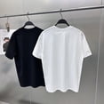 thumbnail image 4 of Nueva camiseta holgada de verano con letras tridimensionales y mangas cortas sencillas para hombre, 4 of 5