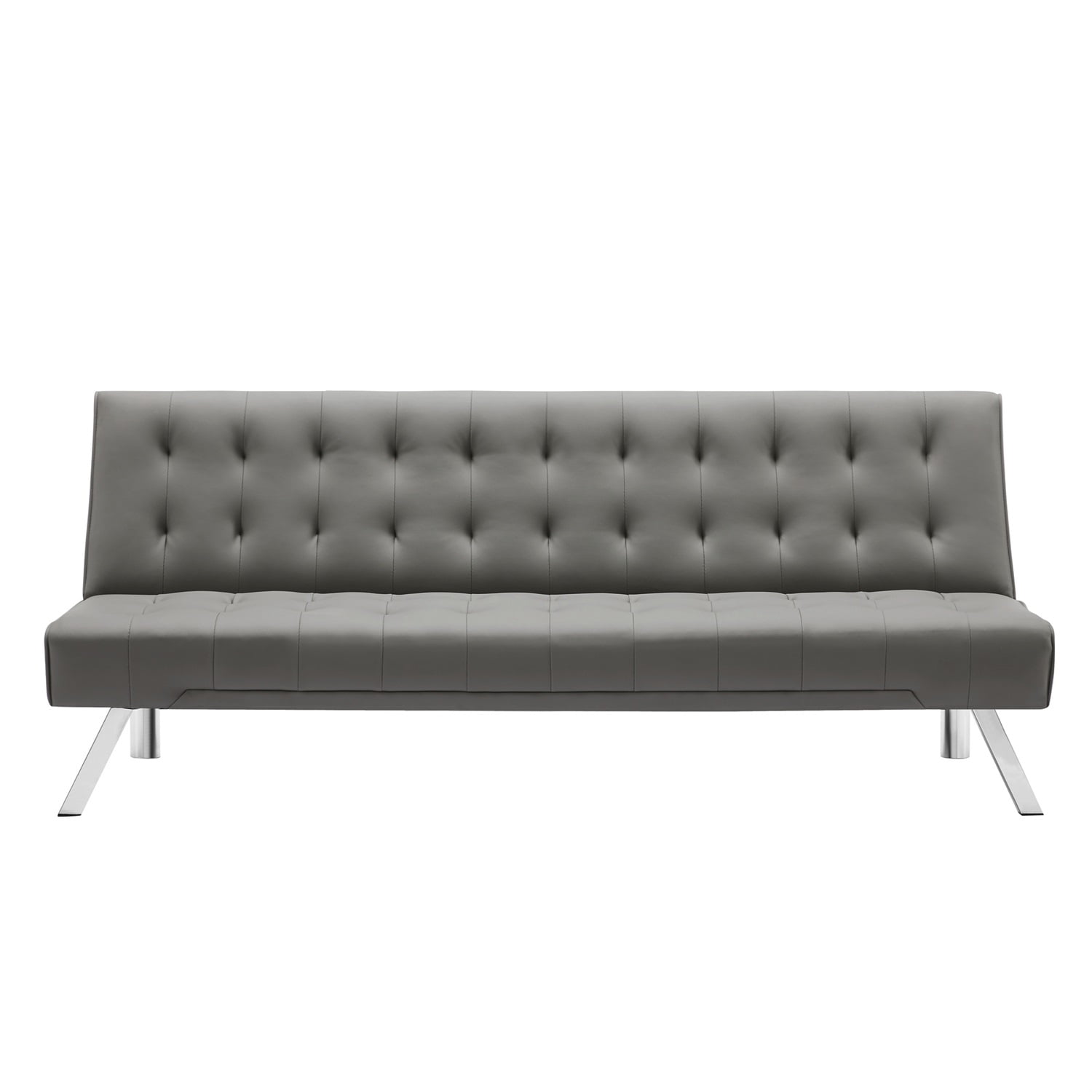 Kepooman Modern Convertible Folding Sofa Bed for Compact Living Space, Apartment, Dorm, Bonus Room with Metal Legs, Grey Kepooman Modern Convertible Folding Sofa Bed for Compact Living Space, Apartment, Dorm, Bonus Room with Metal Legs, Grey