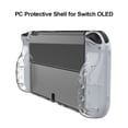 thumbnail image 3 of Carcasa rígida protectora de host transparente para PC desmontable para consola NS OLED Hugtrwg Nuevos Originales, 3 of 6