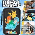 thumbnail image 4 of Estuche para lápices con relleno de Pokémon Pikachu y set de papelería para niños, 4 of 6