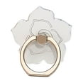 thumbnail image 1 of Universal Metal Finger Ring Phone Grip with 360- Rotation and Floral Design Kickstand Holder for Smartphones, 1 of 7
