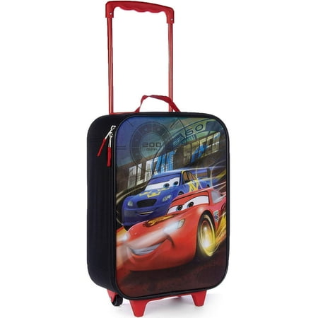 Disney Cars 16 Inch Kids Pilot Case - Rolling Travel Luggage - Carry on