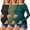 Black/Lake Green/Army Green, variant on Weardear 3 Packs Maternity Tops Long Sleeve Boat Neck Pregnancy Tunic T Shirts Side Ruched Casual Pregnant Clothes