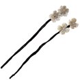 thumbnail image 4 of Jumpingount Palo de pelo de flores para mujer, fabricante de bollos estéticos, horquilla nupcial, tocado, accesorios para el cabello, regalos personalizados Type3 NO3 Jumpingount AP010827-02, 4 of 6